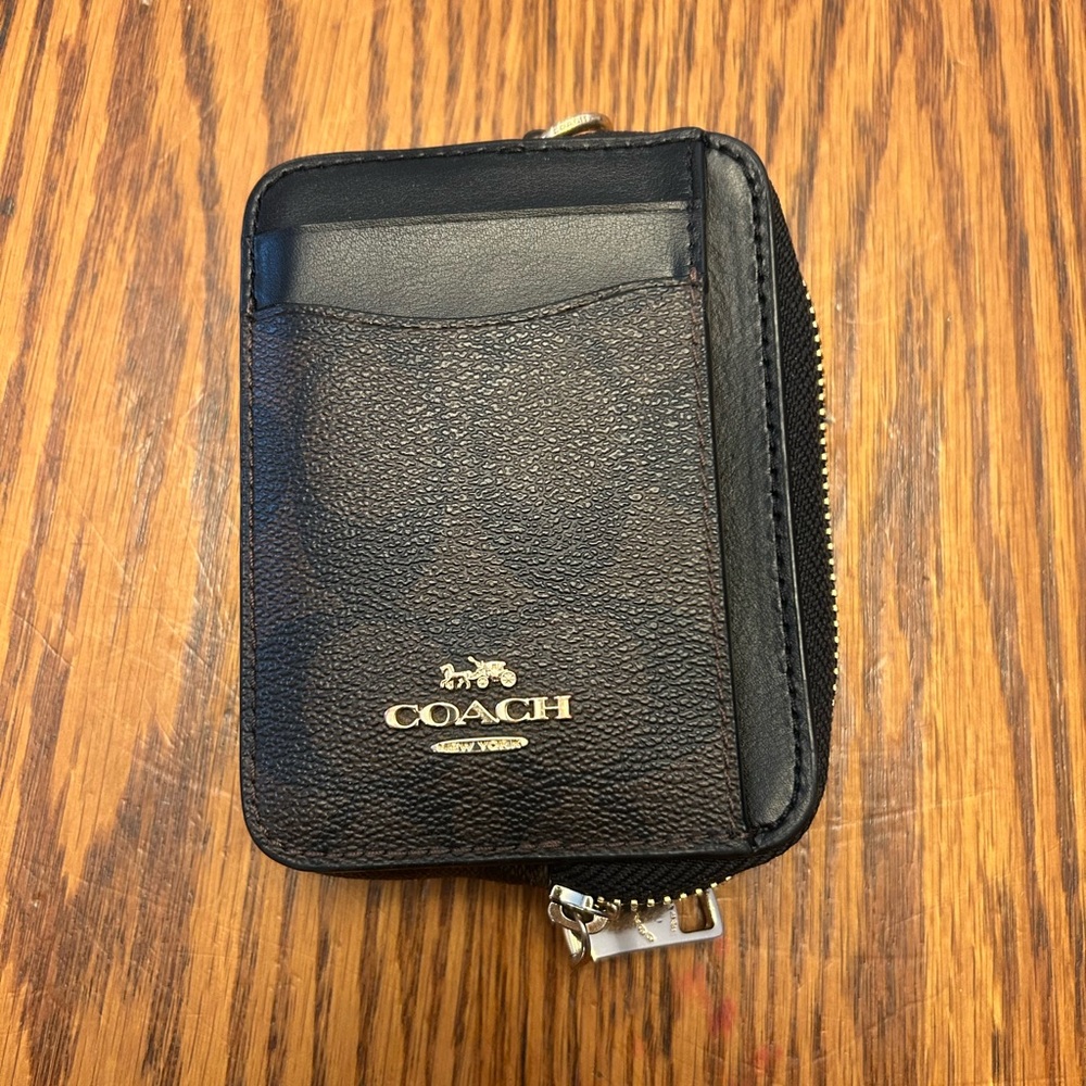 Coach Signature Canvas Wallet